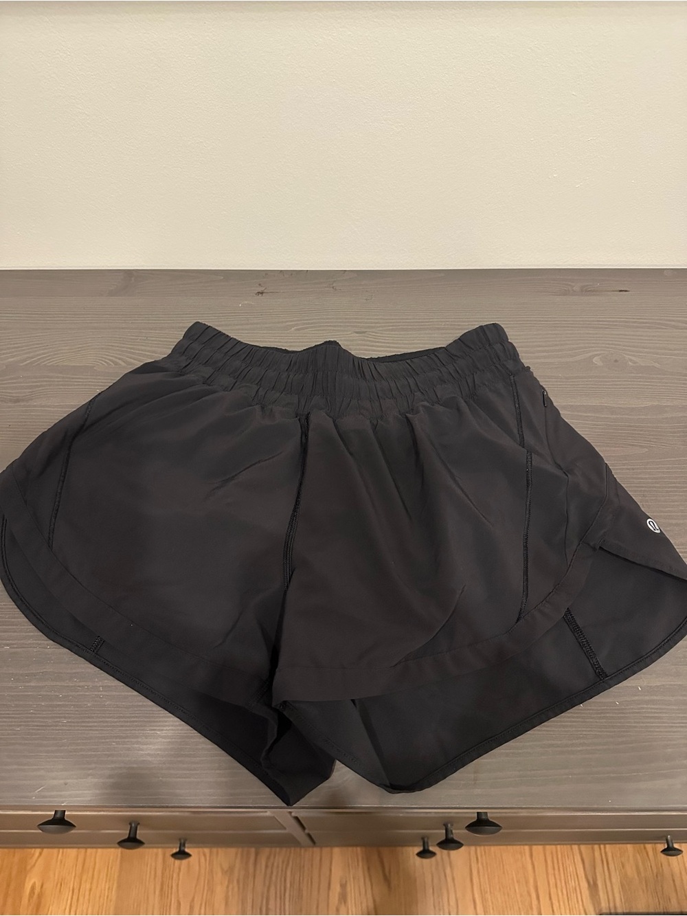 Lululemon Track That High-Rise Lined short 3” Black Running Shorts
